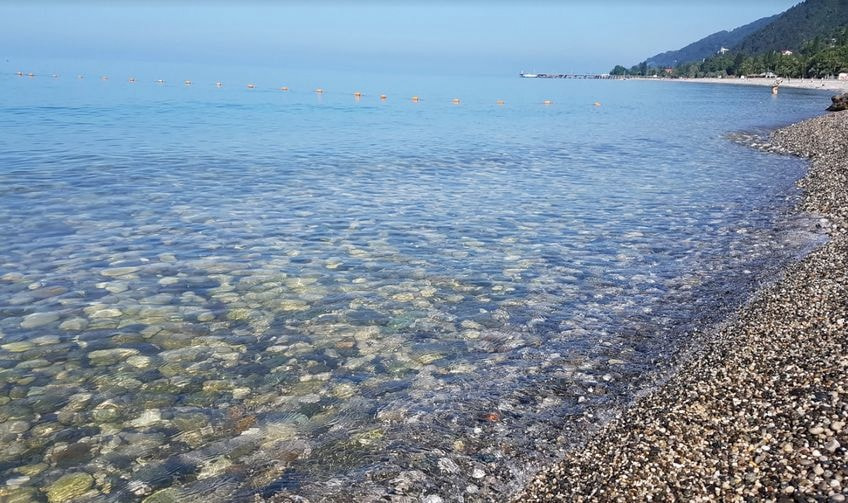 Гагра вода в море температура сейчас